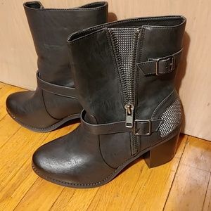 Black Heel Ankle Boots